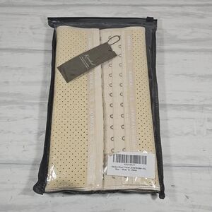 Beige Waist Trainer with Hook Closure 3X NEW